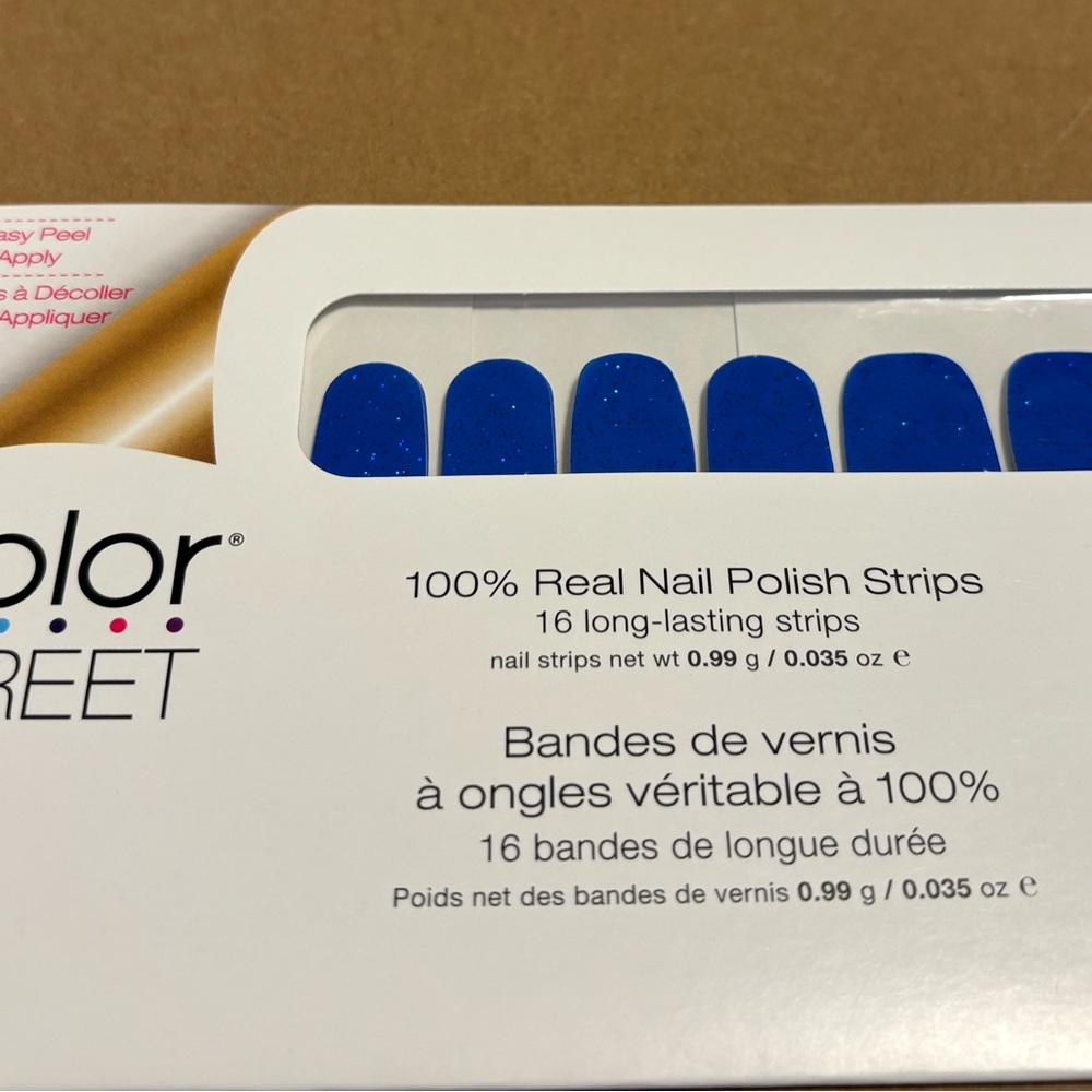 Color Street Royal Blue Nail Strips